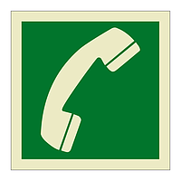 Emergency telephone symbol (Marine Sign)