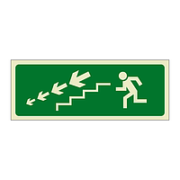 Running man down left (Marine Sign)