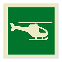Helicopter landing area (Marine Sign)