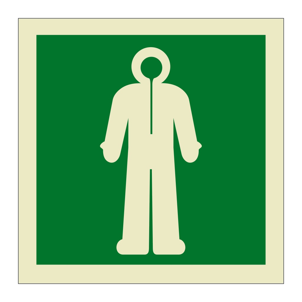Immersion suit symbol 2019 (Marine Sign)