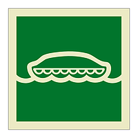 Lifeboat symbol (Marine Sign)