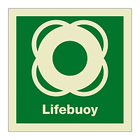 Lifebuoy with text 2019 (Marine Sign)