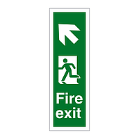 Fire exit up left sign