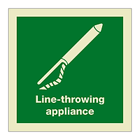 Line throwing appliance with text 2019 (Marine Sign)