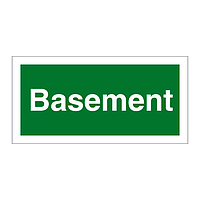 Basement sign