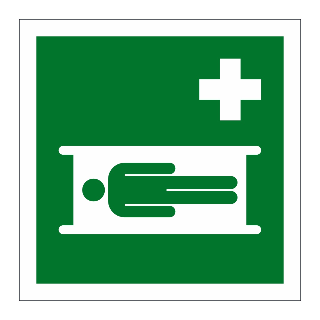 Stretcher symbol sign