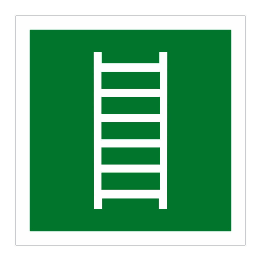 Evacuation Ladder symbol sign
