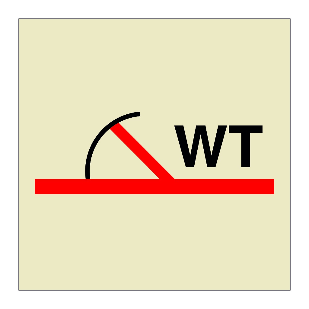 A Class watertight fire door (Marine Sign)