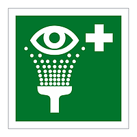 Eye wash symbol sign