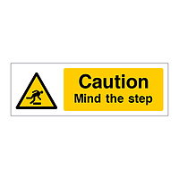 Caution Mind the step sign