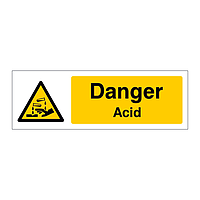 Danger Acid sign