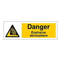 Danger Explosive atmosphere sign
