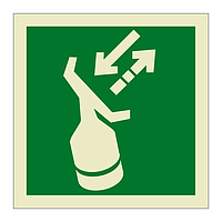 Search and rescue transponder SART symbol (Marine Sign)