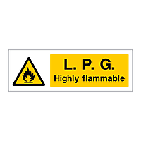 LPG Highly flammable