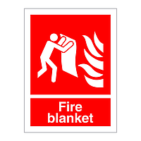 Fire blanket sign