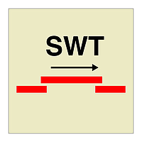 A Class self closing semi-watertight sliding fire door (Marine Sign)