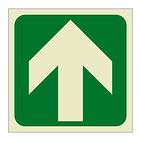 Up directional arrow (Marine Sign)