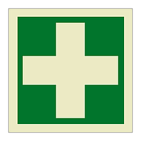 Medical locker symbol (Marine Sign)