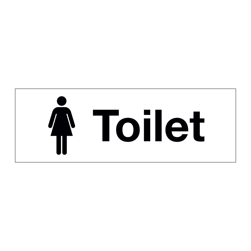 Female toilet sign