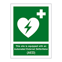 AED on site sign