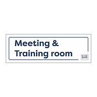 Site Safe - Meeting & Training Room sign
