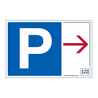 Site Safe - Parking Arrow right sign