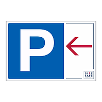 Site Safe - Parking Arrow left sign