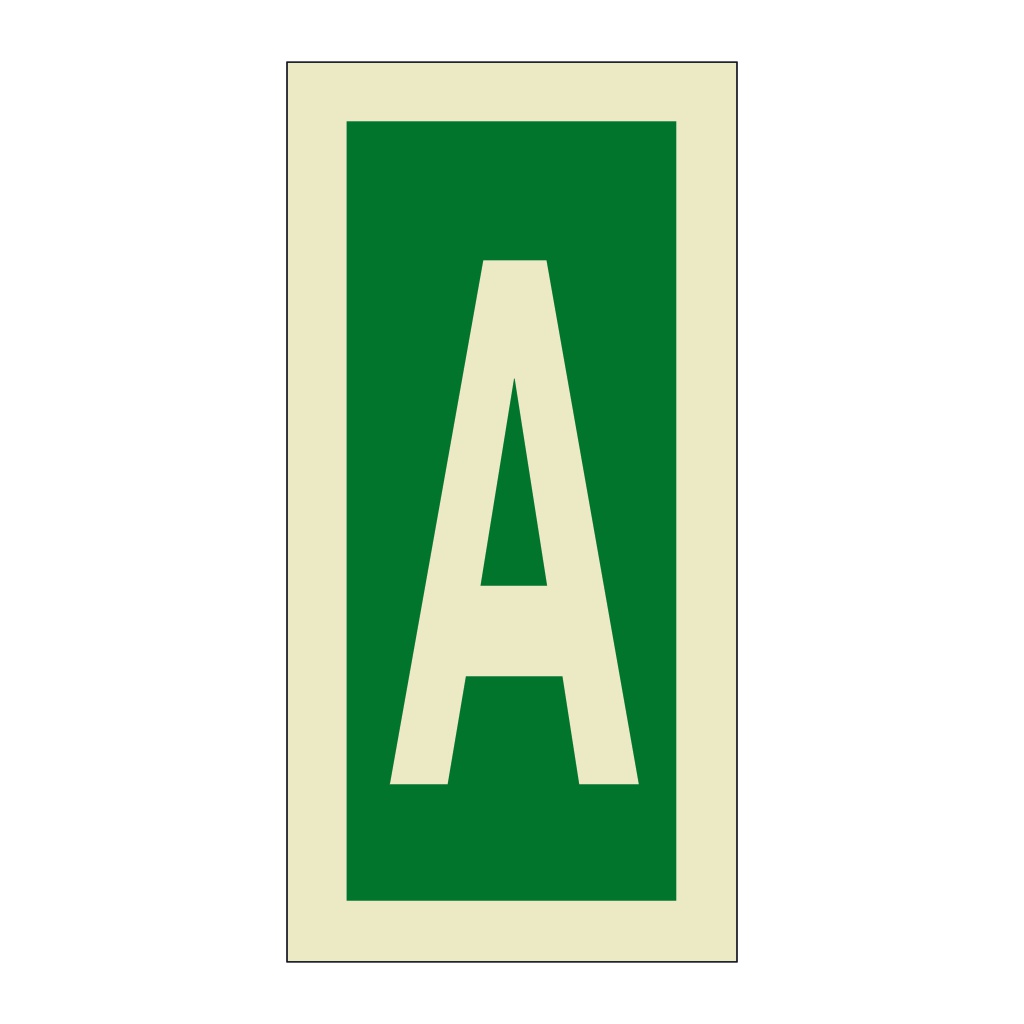 Letter A (Marine Sign)