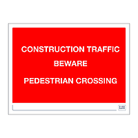 Site Safe - Pedestrian crossing sign