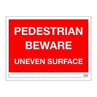 Site Safe - Pedestrian beware sign