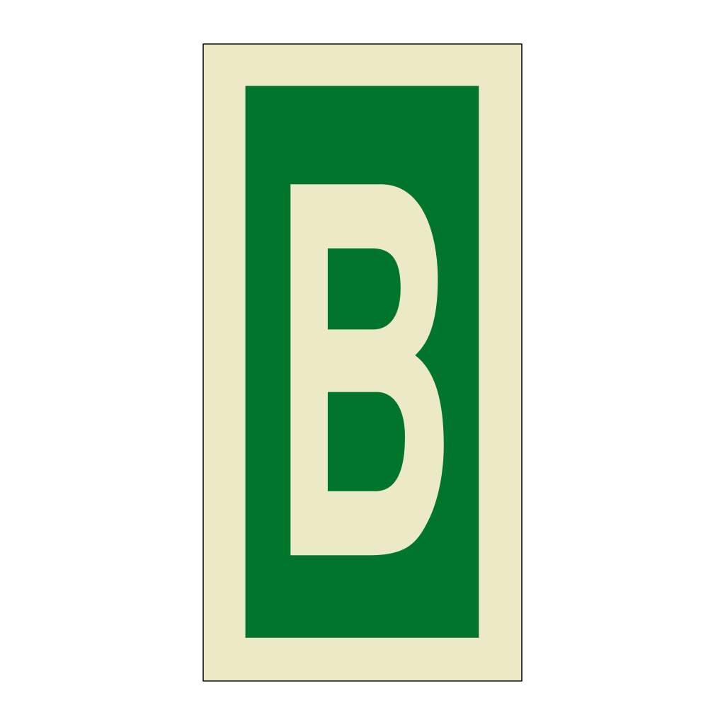 Letter B (Marine Sign)