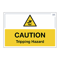 Site Safe - Caution tripping hazard sign