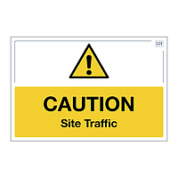 Site Safe - Caution site traffic sign