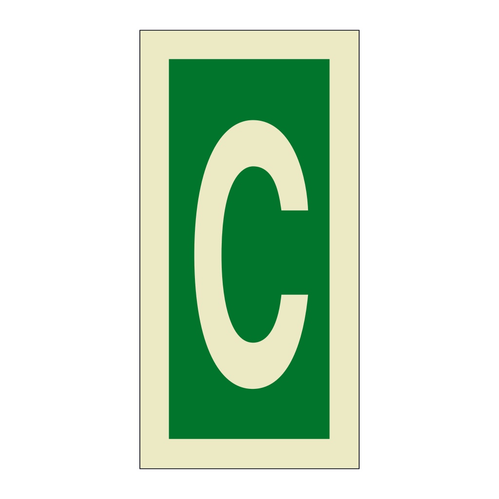 Letter C (Marine Sign)