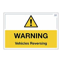 Site Safe - Warning Vehicles Reversing sign