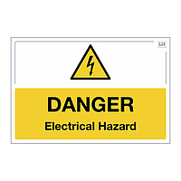 Site Safe - Danger Electrical hazard sign
