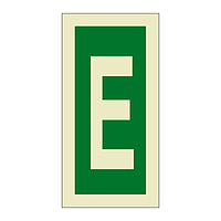 Letter E (Marine Sign)