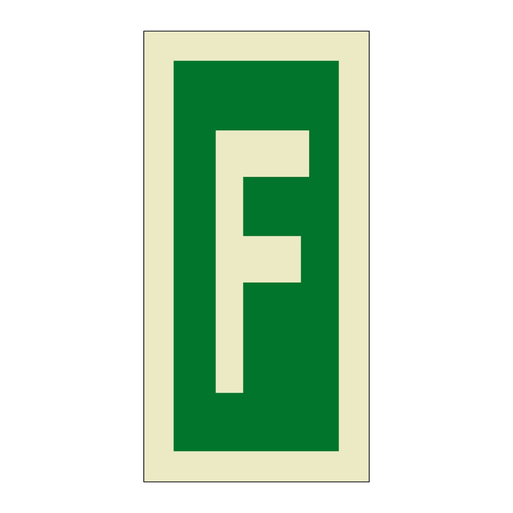 Letter F (Marine Sign)