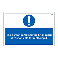 Site Safe - Brickguard sign