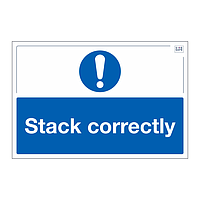 Site Safe - Stack correctly sign