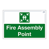 Site Safe - Fire assembly point sign