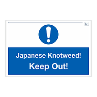 Site Safe - Japanese Knotweed Keep Out sign