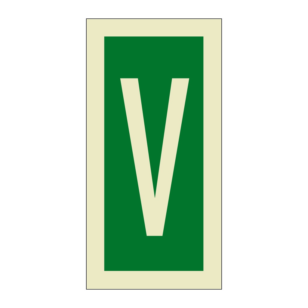 Letter V (Marine Sign)