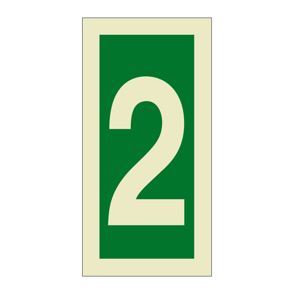 Number 2 (Marine Sign)