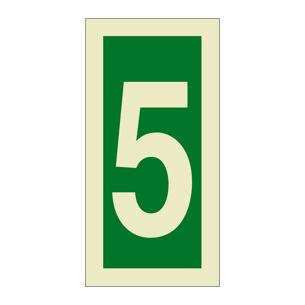 Number 5 (Marine Sign)