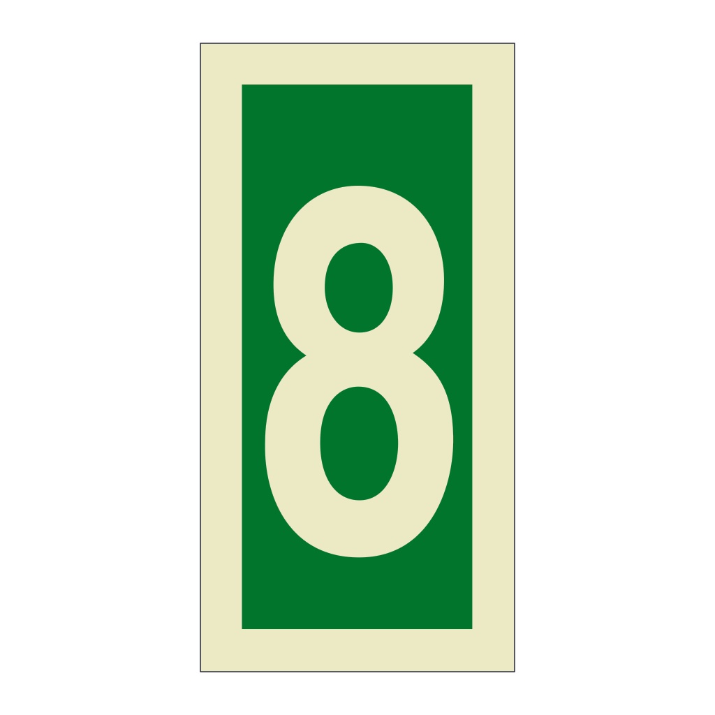 Number 8 (Marine Sign)