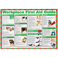 Workplace First Aid Guide Poster