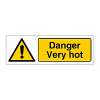 Danger Very hot sign