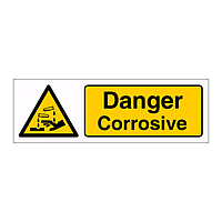 Danger Corrosive sign