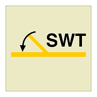 B class semi watertight self closing fire door (Marine Sign)